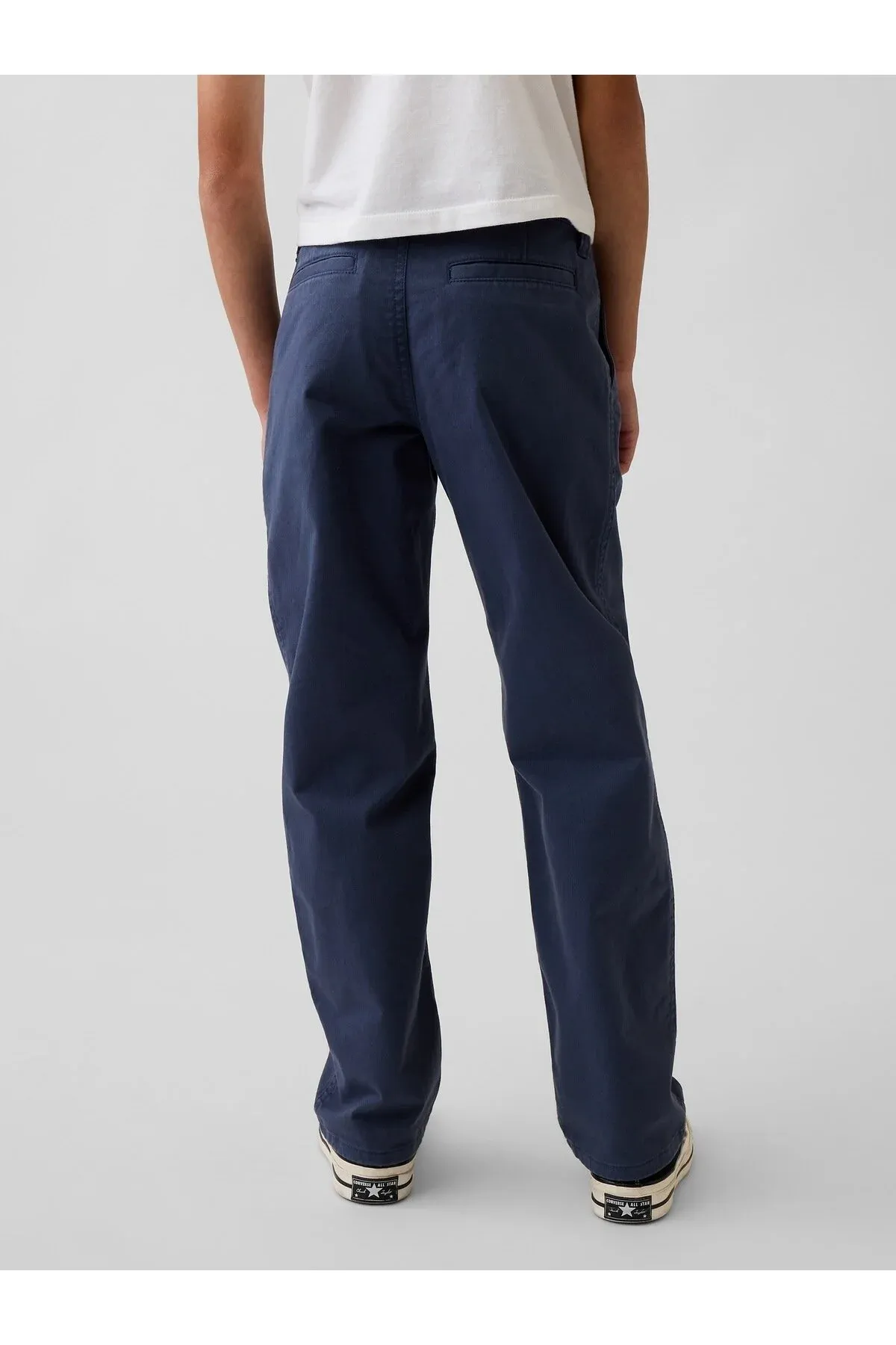 Erkek Çaga Goýy Gök Modern Relaxed Straight Khaki Balak - 37203232 — surat 3/5