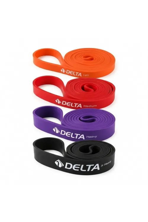 15- 25- 35- 45 Kg 4 Sany Direnç Rezini Barfiks Kas Güç Geliştirme Pilates Cross Training Power Band Seti - 37165802