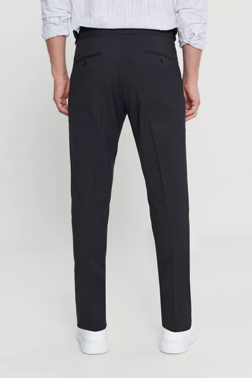 Rezinkaly çal dar Slim Fit balagy - 26797034 — surat 3/6