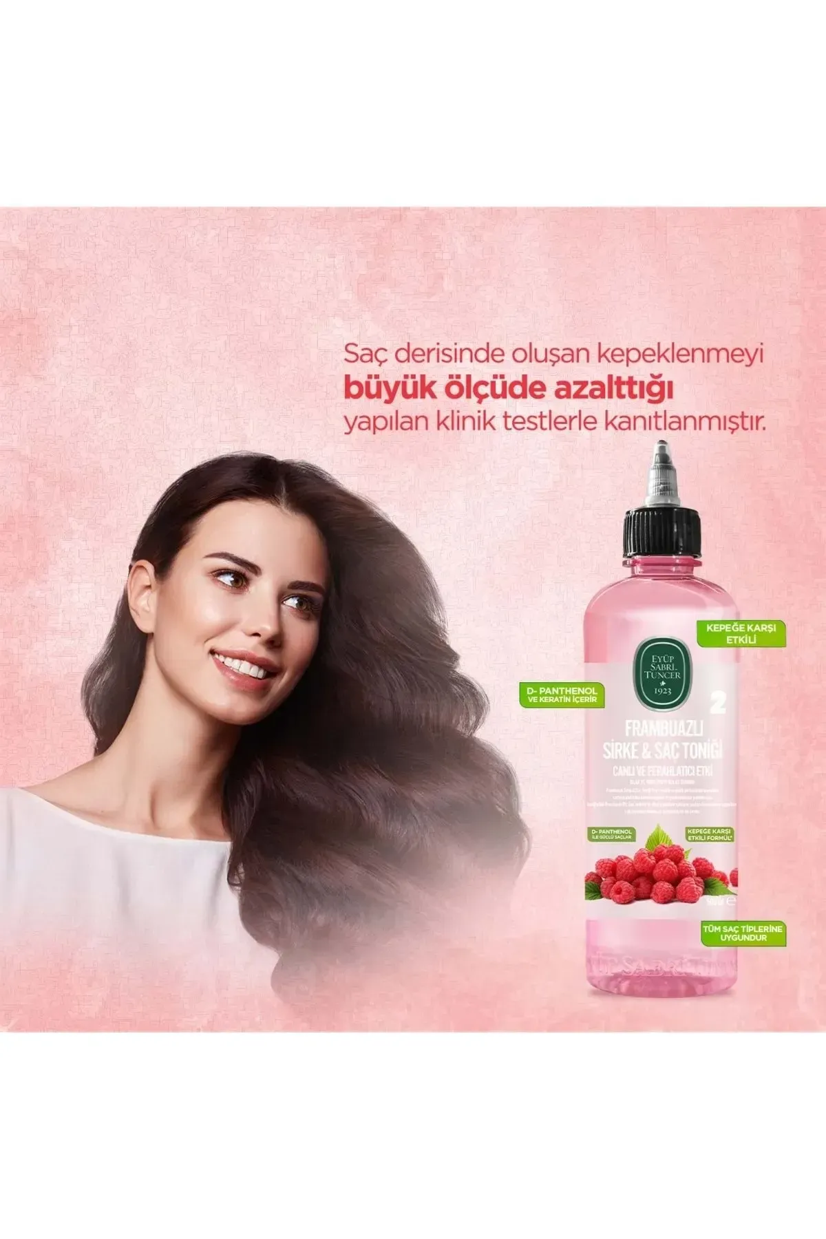 Saç üçin malina sirkeli tonik 500 ml 9 sany - 27728878 — surat 3/5