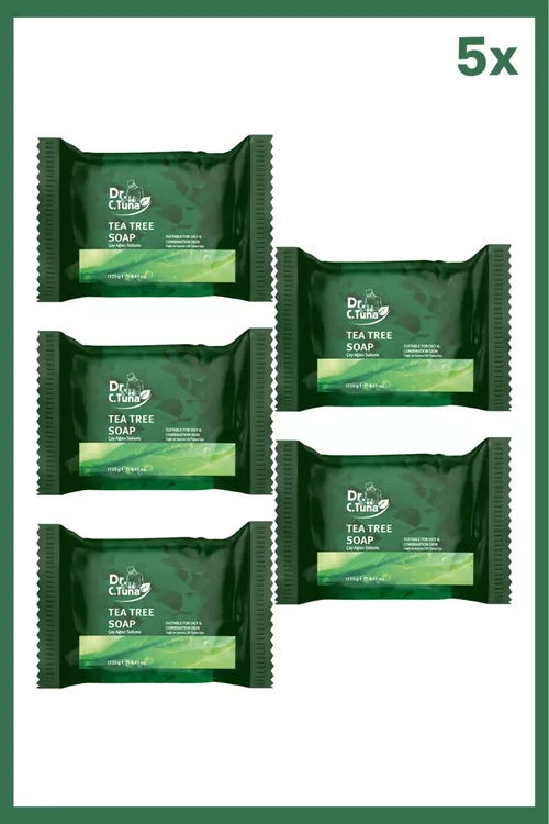Dr. C. Tuna çaý agajynyň ýagy goşulan sabyn 125 g 5 sany - 27707526