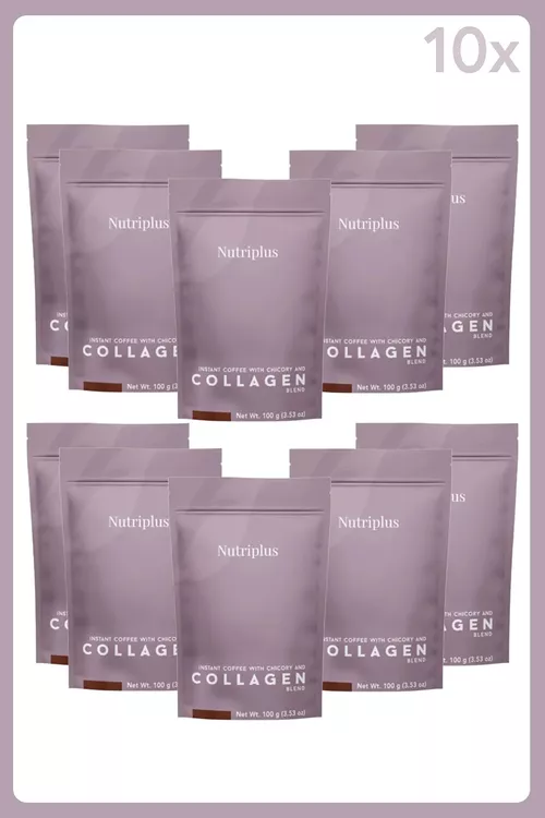 Nutrıplus kollagenli yshgyç (hindiba) kofesi 100 g - 10 sany - 27707011