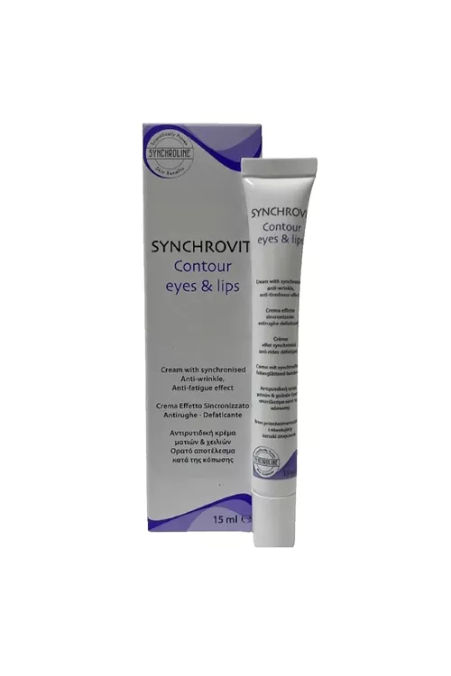Gözleriň we dodaklaryň daşyndaky deri üçin Synchrovit kremi 15 ml - 27695612