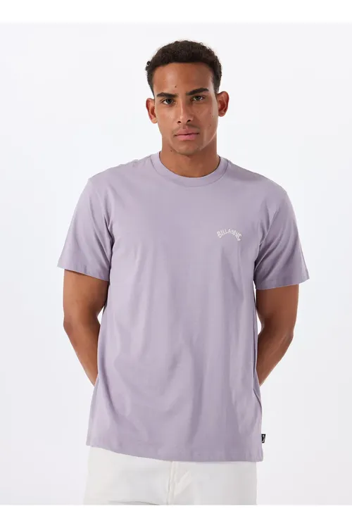 Erkekler üçin melewşe futbolka Billabong Arch Crew Ss - 27719098