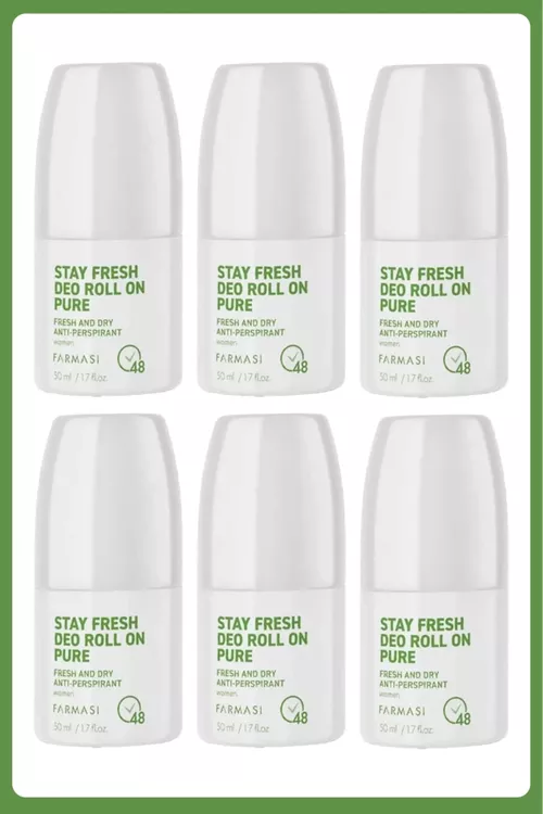 Stay Fresh Deo Roll On Pure 50 ml aýallar üçin, 6 sany - 27704512