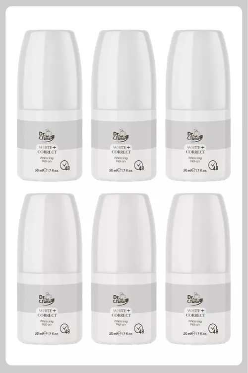 Dr. C. Tuna White Correct agardyjy rolikli dezodorant 50 ml 6 sany - 27704458