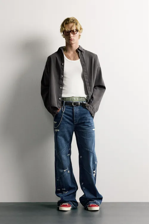 Pagta we liosel mataly boxy fit köýnek - 36526833