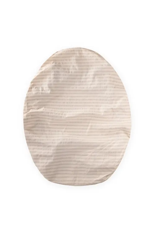 Suw geçirmeýän rezinli muslin ýorgan-düşek ýapynjasy bež galyň zolakly 90x190x20 sm - 36622511