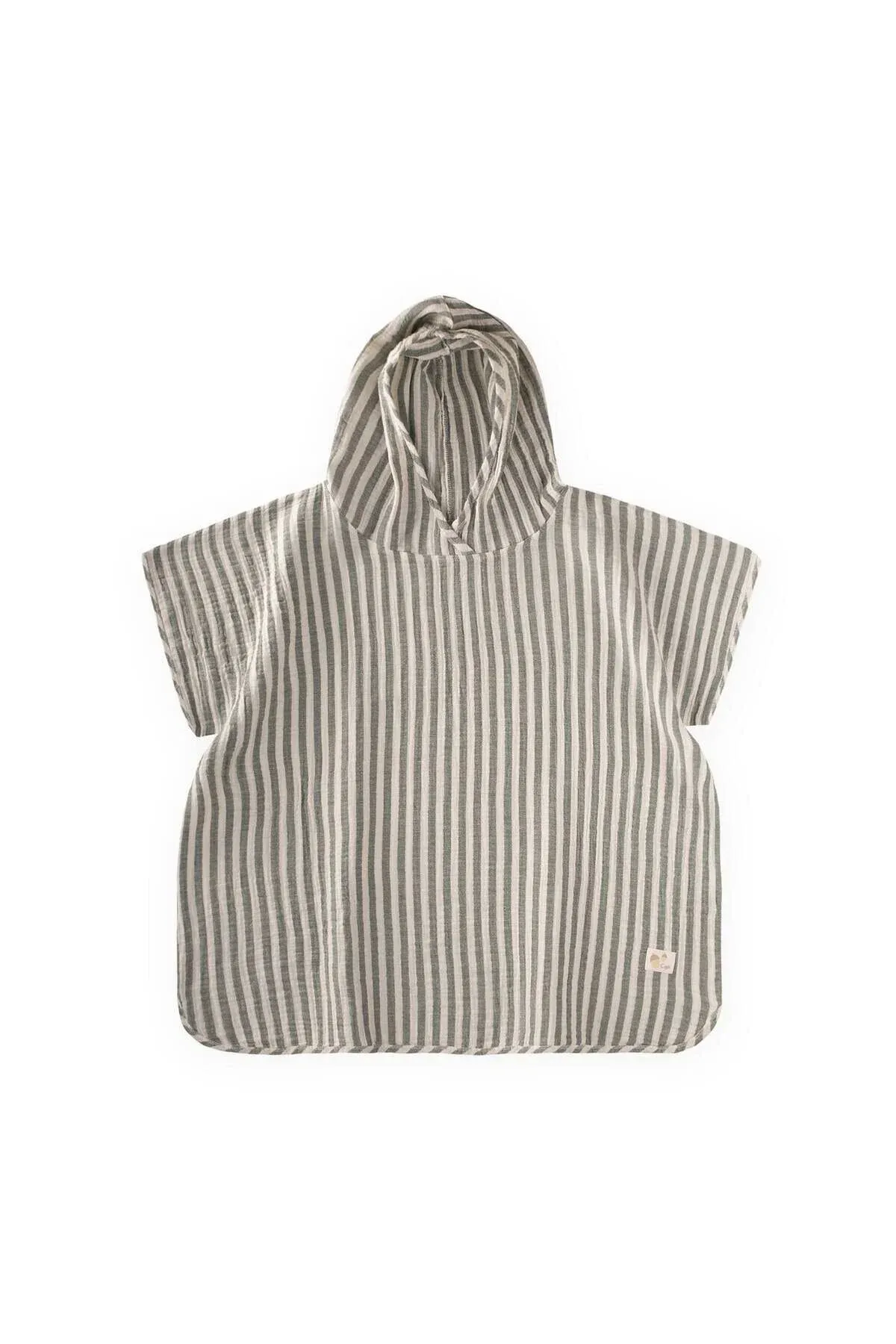 Muslin ponço standart ýaşyl galyň zolakly - 36622390 — surat 2/4