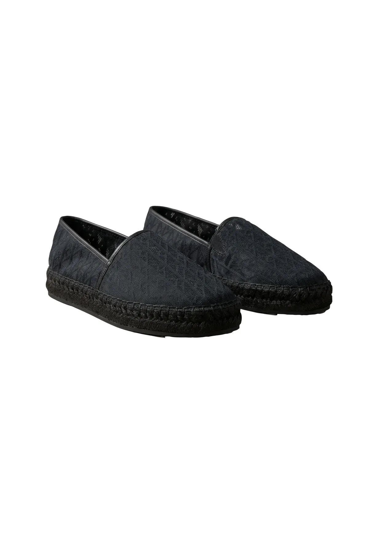Gyz-gelin Tikin Detally Pes Bilekli Kanvas Gara Espadril - 37189541 — surat 2/7