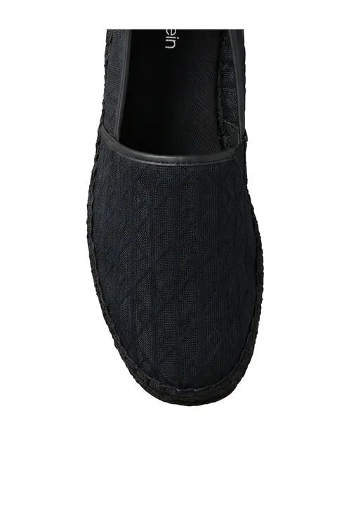 Gyz-gelin Tikin Detally Pes Bilekli Kanvas Gara Espadril - 37189541 — surat 6/7