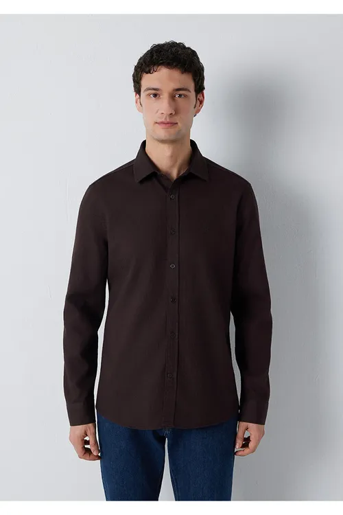 Goňur Köýnek Slim Fit/ Dar Biçim 0211656- 90704 - 37206421 — surat 3/7