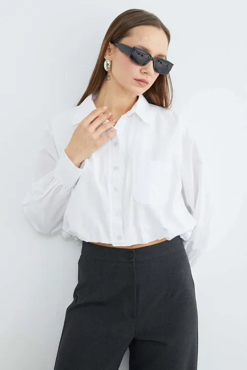 Ilikli ýeke jübili Crop köýnegi - 34101503