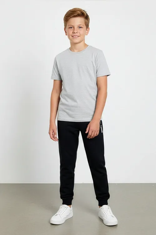 Ýazgyly syrmaly jibi bolan erkek çaga jogger sport balagy - 34101705