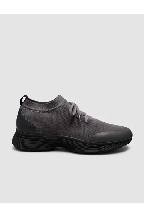 Erkek trikotaž we hakyky göle derisi tüsse reňkli sneaker - 34196644