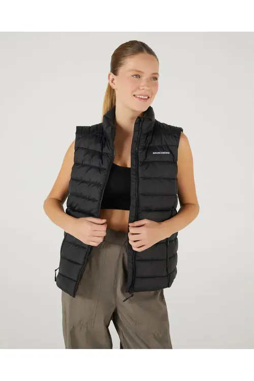 W Outerwear Padded Vest Gyz-gelin Gara Žilet S242319- 001 - 27660417