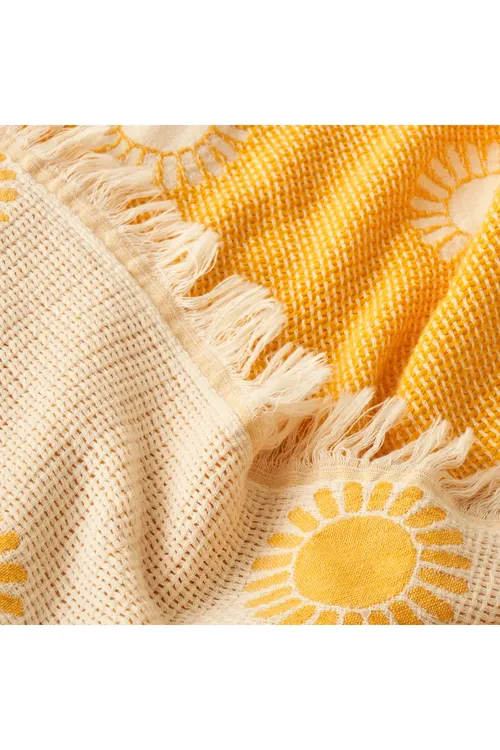 Sunny pagta iki adamlyk düşek örtügi, sary (200x220 sm) - 27758271 — surat 7/7