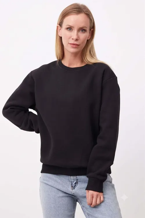 Tegelek ýakaly binýatlyk oversize switşot - 36524387