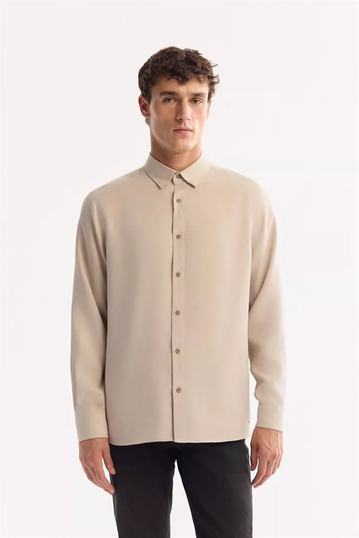 Gum reňkli Soft Touch köýnegi - 28874687 — surat 1/8