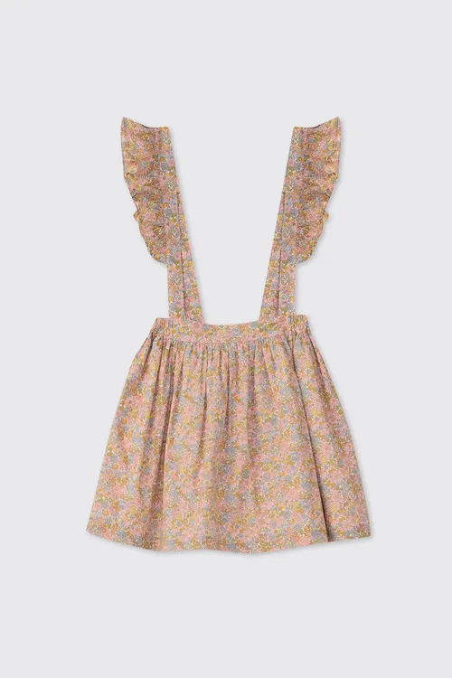 Gyz bäbekler üçin Liberty matasyndan asgyly ýubka - 33996250