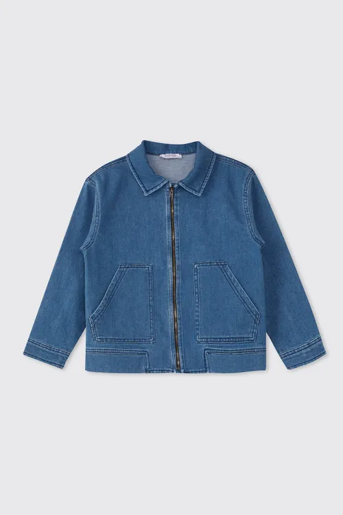 Oglan çagalar üçin indigo žaket - 33996234