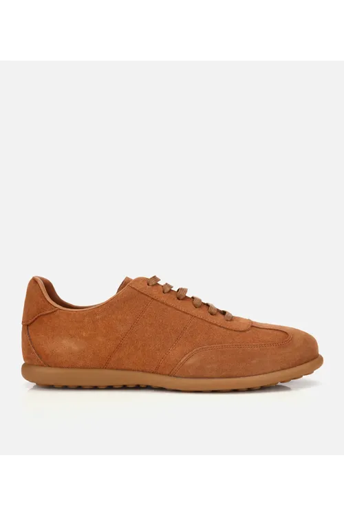 Erkek suede deri sary-goňur ýumşak fakturaly gündelik aýakgap - 34285266