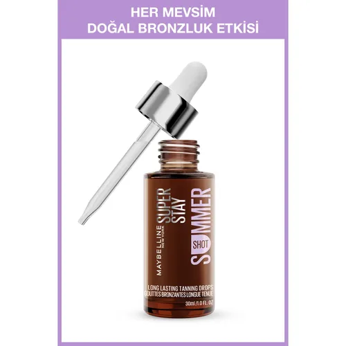 Maybelline New York Summer Shot uzak möhletli bronzlaşdyryjy täsirli damla, 30 ml - 35477979