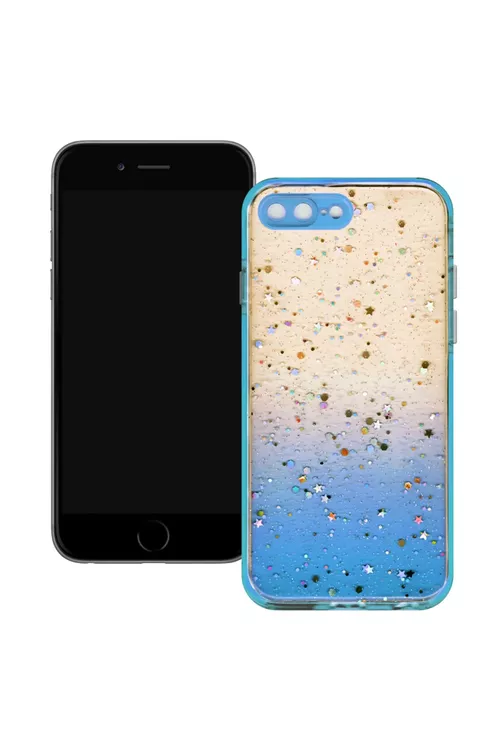 Apple iPhone 7 Plus üçin ýalpyldawukly dury gaty silikon çehol - 16088690