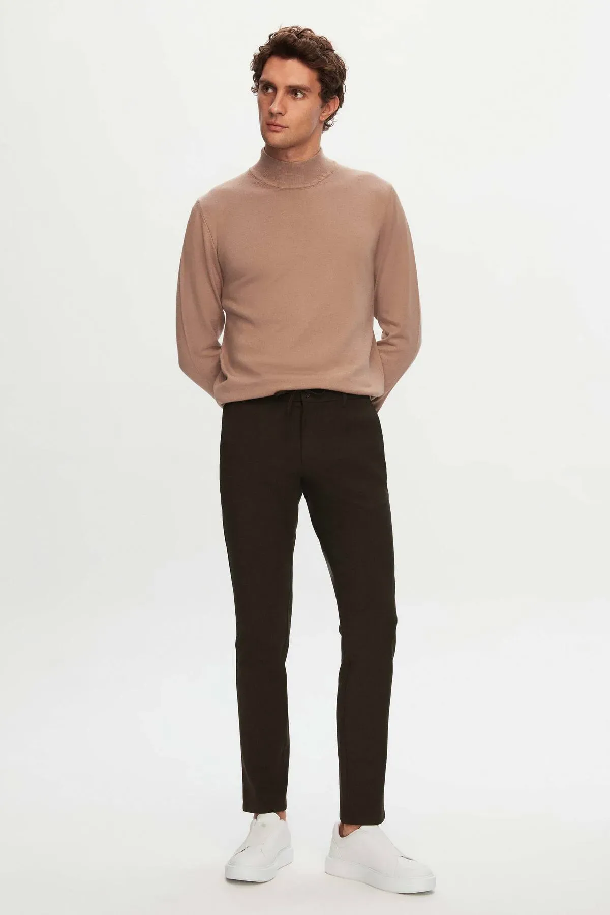 Ds Damat Slim Fit haki reňkli erkekler joğer balagy - 21698023 — surat 6/7