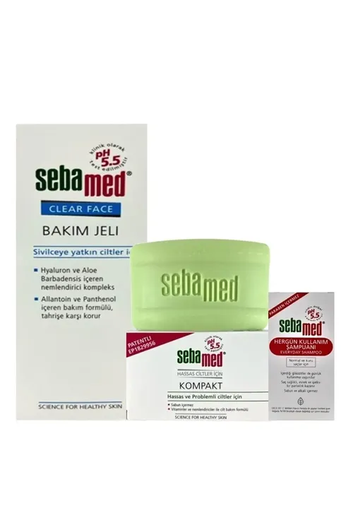 Toplum: sabyn 100 g, Clear Face geli 50 ml we mini-şampun 20 ml - 21329376