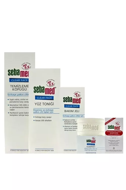 Ýüz üçin toplum: köpürjik, gel, tonik, sabyn we şampun - 21329365