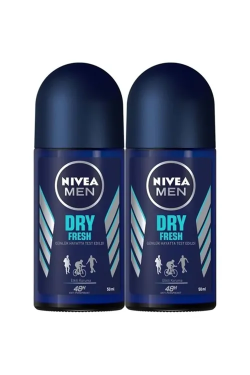Nivea Men Dry Fresh erkek şarikli dezodorantlar toplumy, 2x50 ml - 14157128