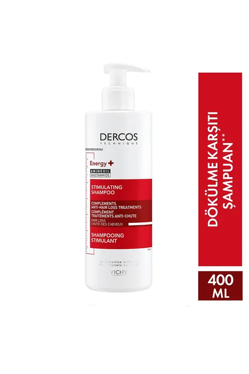Saç dökülmesine garşy Dercos Energy şampuny, 390 ml - 20852161