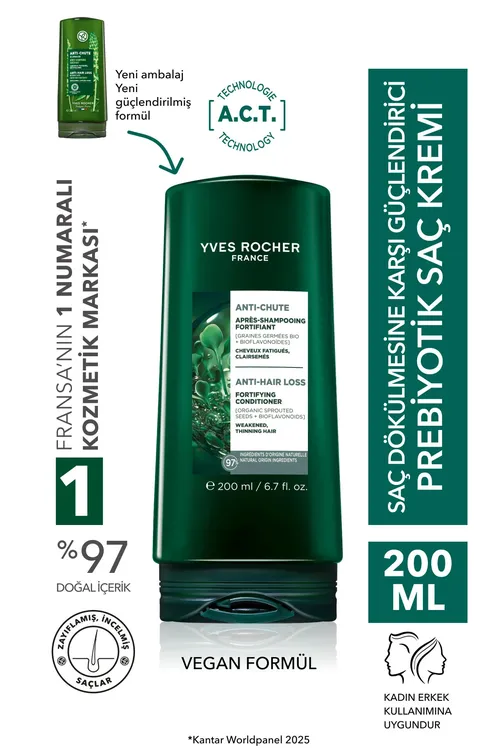 Berkidiji prebiotik saç kremi - Saç dökülmesine garşy / Anti-Chute - Vegan - 200 ml - 37208728