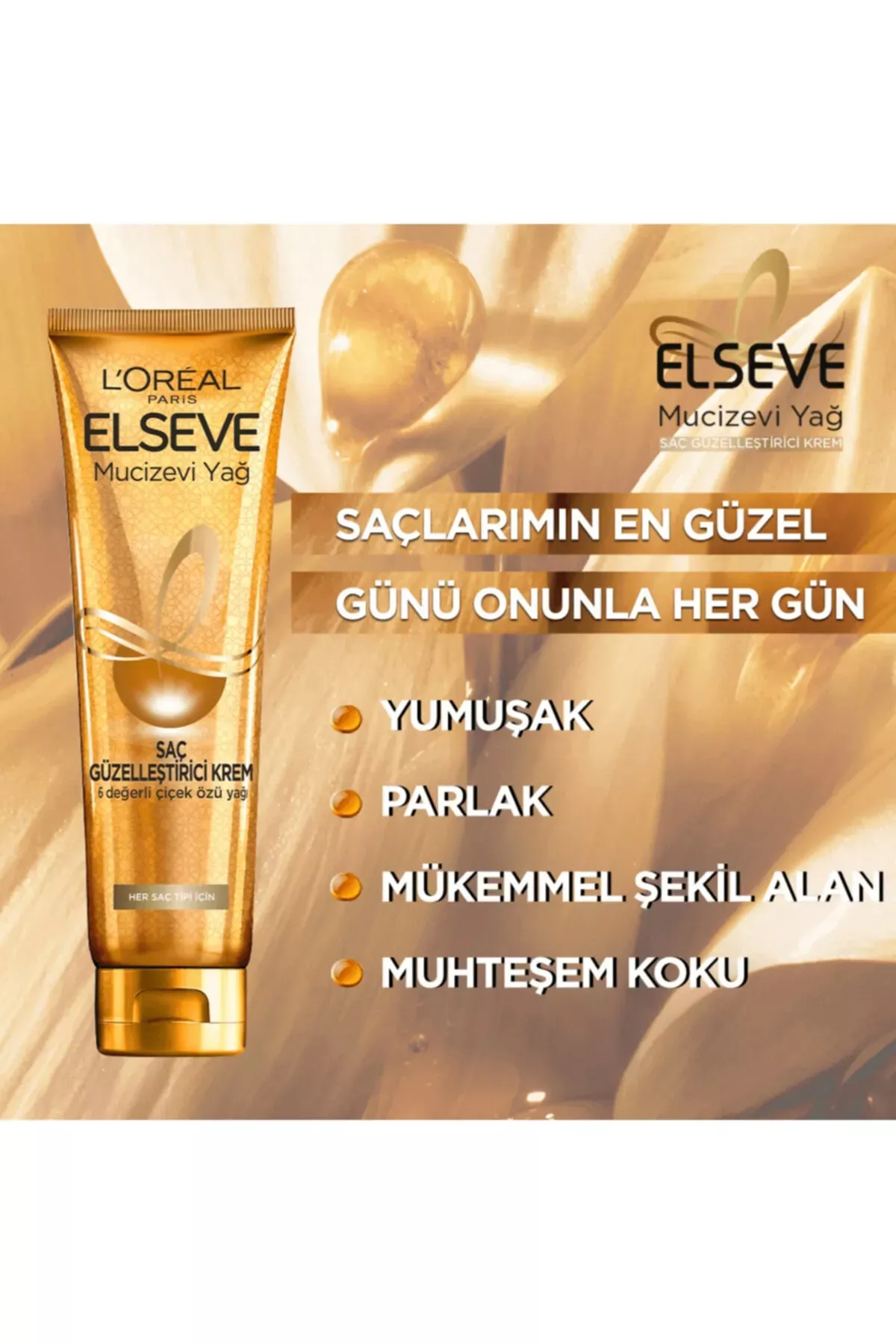 Elseve Iýmitlendiriji kaşaňlyk Saç üçin krem 150 ml - 9227972 — surat 3/4