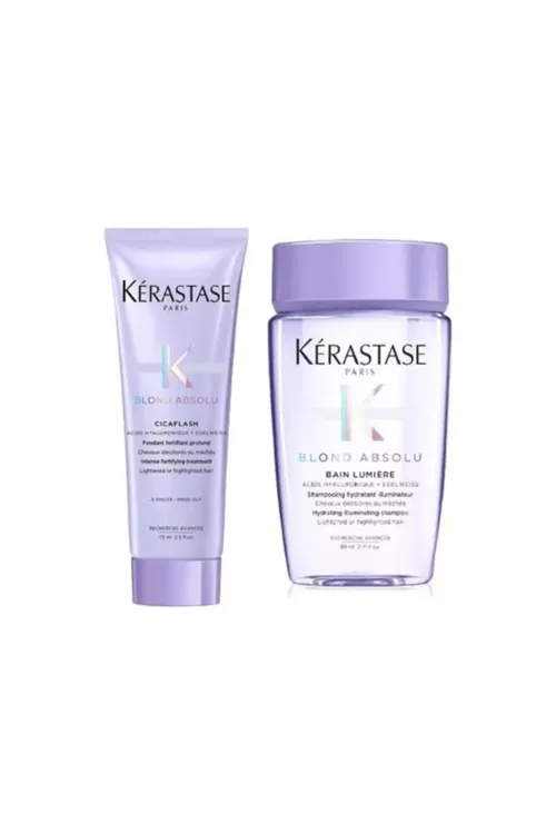 Blond Absolu Bain Lumiere şampuny 80 ml + Cicaflash 75 ml - 9218309