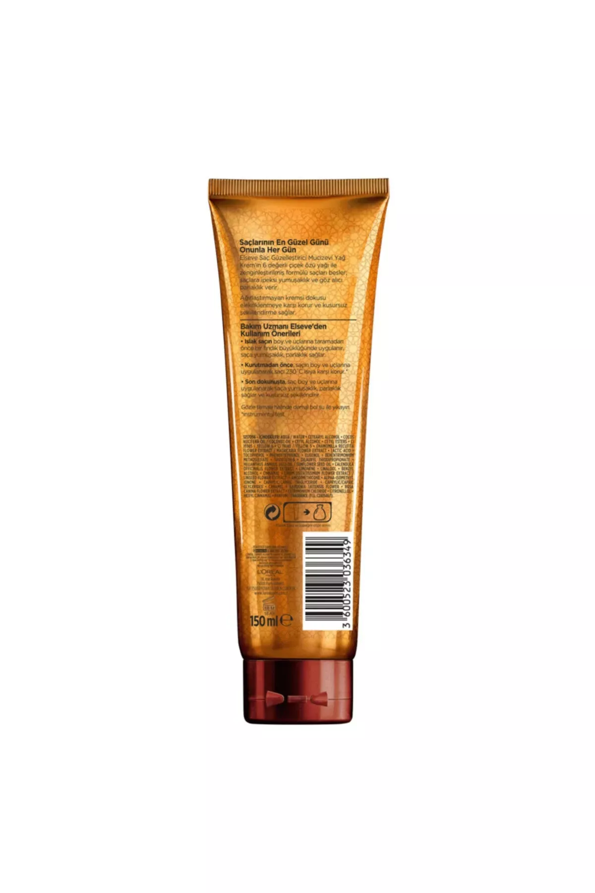 Elseve Iýmitlendiriji kaşaňlyk Saç üçin krem 150 ml - 9227972 — surat 2/4