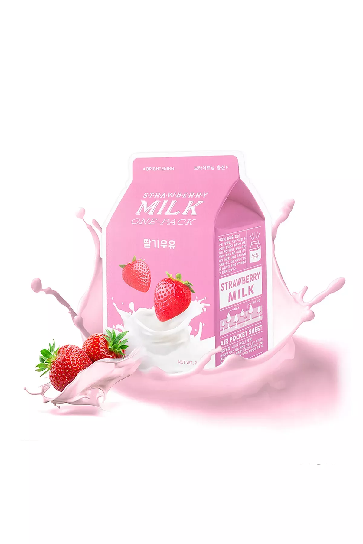 Lowurdadyjy ýaprak maskasy (ýertudana-süýt) Apieu Strawberry Milk One-pack - 21782608 — surat 1/3