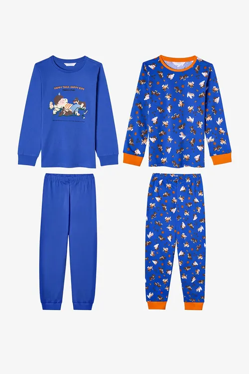 Oglan çaga saks paws&play pagtaly uzyn ýeňli 2-li pijama toplumy - 36543427