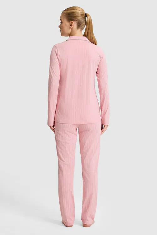 Gyz-gelin Açyk Gülgüne Pijama Üsti Aşagy - 37209677 — surat 5/7