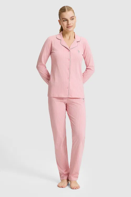 Gyz-gelin Açyk Gülgüne Pijama Üsti Aşagy - 37209677 — surat 3/7