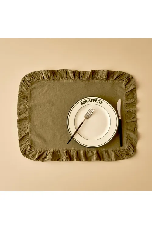 100% pagta Elegance saçak aşy, haki (35x45 sm) - 33449647