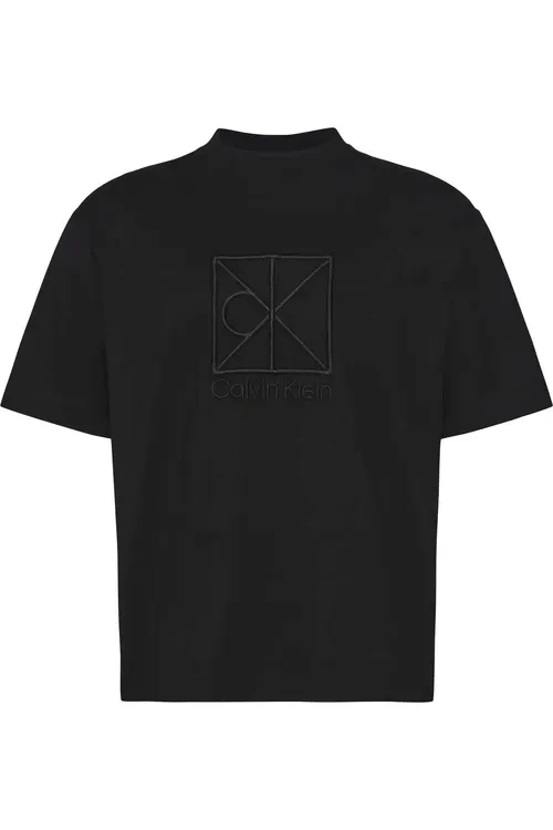 SS RLXD PREMIUM INTERLOCK EMBLEM erkek gara reňkli tişört - 34128145