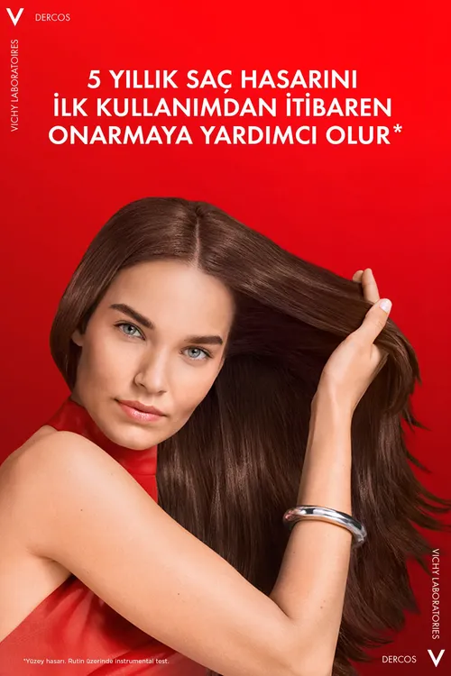 Dercos Collagen 17 Filler ähli saç tipleri üçin şampun, 400 ml - 34200388 — surat 2/7