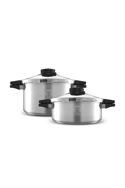 Quick & Safe çalt bişirýän gysyşly gazan toplumy 4+6 L - 35484951