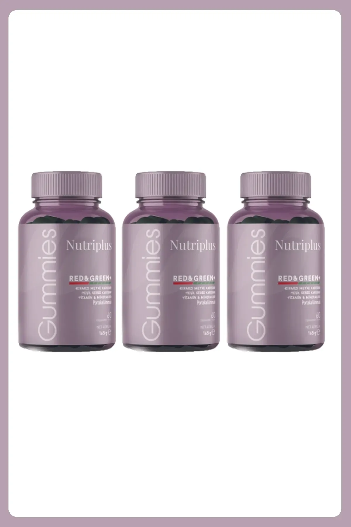 Nutriplus Red & Green Mix Gummy 60 sany - 3 sany - 28016207 — surat 1/2