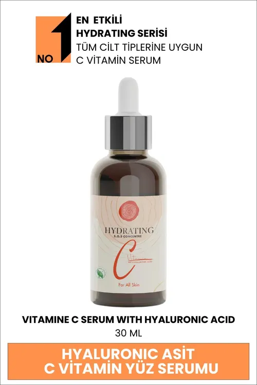 Gialuron kislotaly we witamin C-li syworotka, 30 ml - 27932217