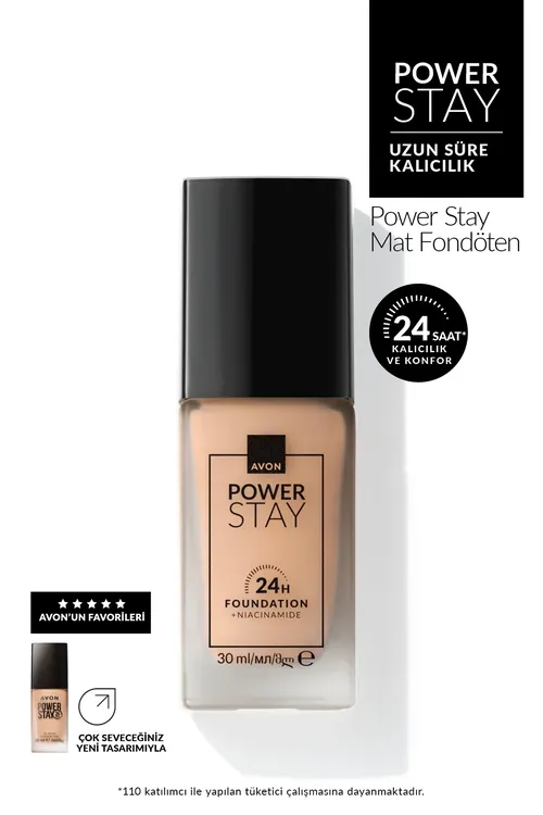 Mat tonal krem Power Stay 115P Pale Pink - 26779391