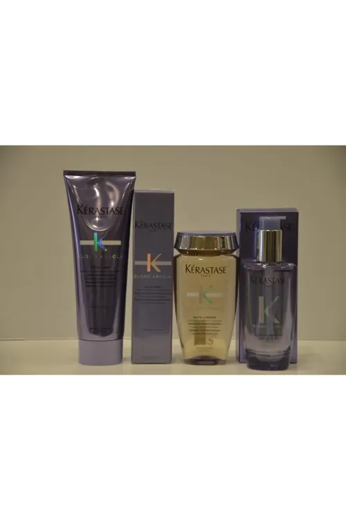 Blond Absolu şampuny 250 ml + syworotka 150 ml + ýag 100 ml + kondisioner 250 ml - 9250088