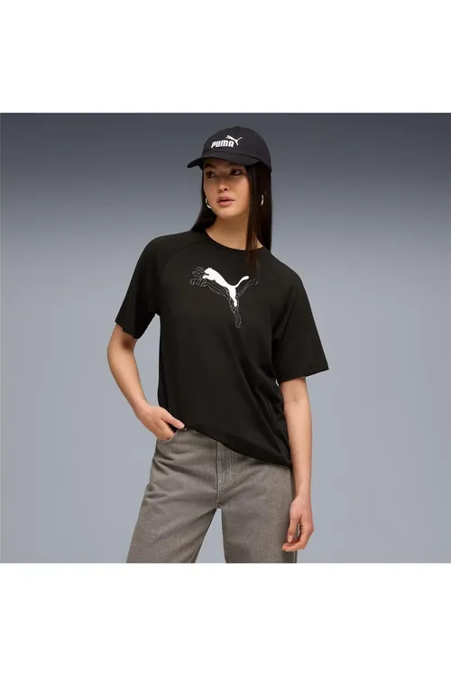 Aýallar üçin futbolka Puma Evostripe Graphic Tee 688139 01 - 31572432